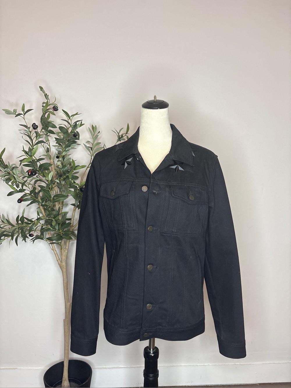 Givenchy Black Star-Accent Men's Jacket